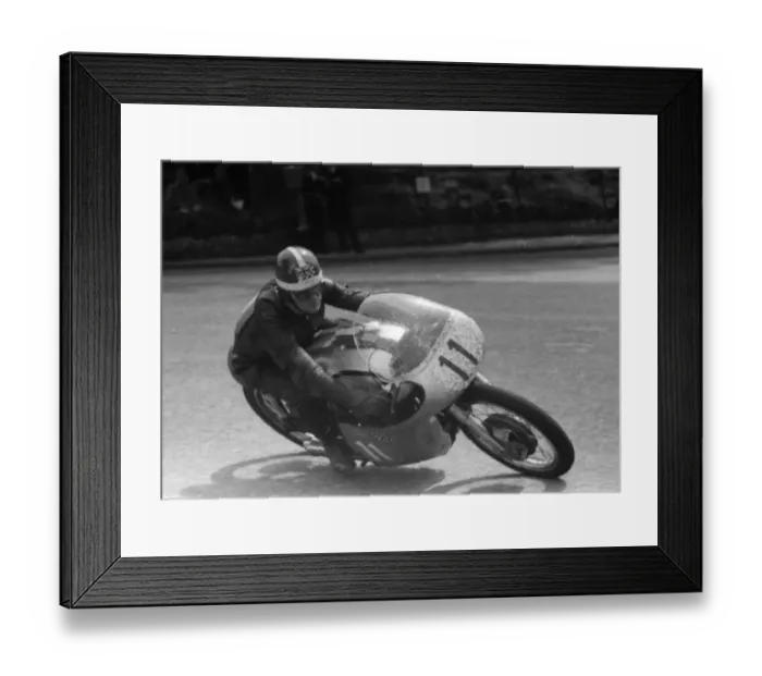 Framed Print : Mike Hailwood (Norton) 1958 Junior TT