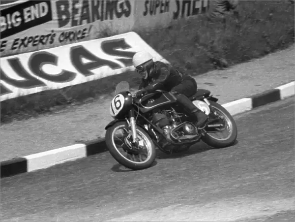 Syd Mizen (AJS) 1958 Junior TT