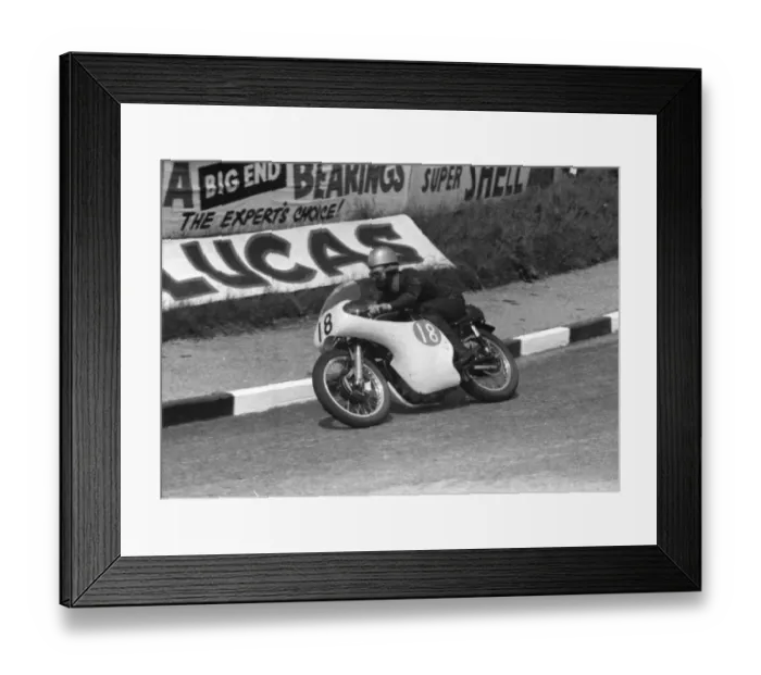 Framed Print : Jack Ahearn (AJS) 1958 Junior TT Framed Print : Jack Ahearn (AJS) 1958 Junior TT