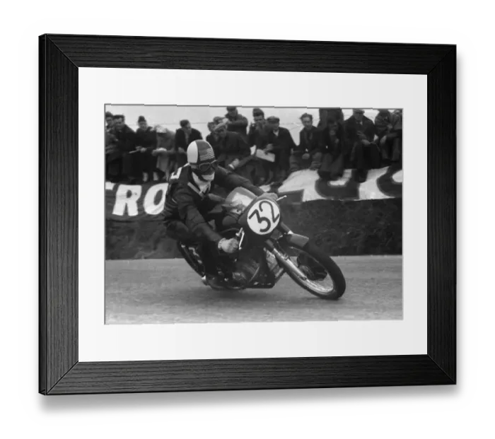 Framed Print : John Marcotte (AJS) 1958 Senior TT Framed Print : John Marcotte (AJS) 1958 Senior TT