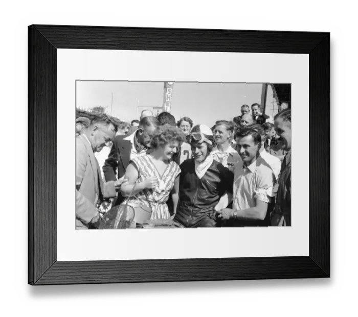 Framed Print : Geoff Tanner (Norton) 1955 Junior Manx Grand Prix Framed Print : Geoff Tanner (Norton) 1955 Junior Manx Grand Prix