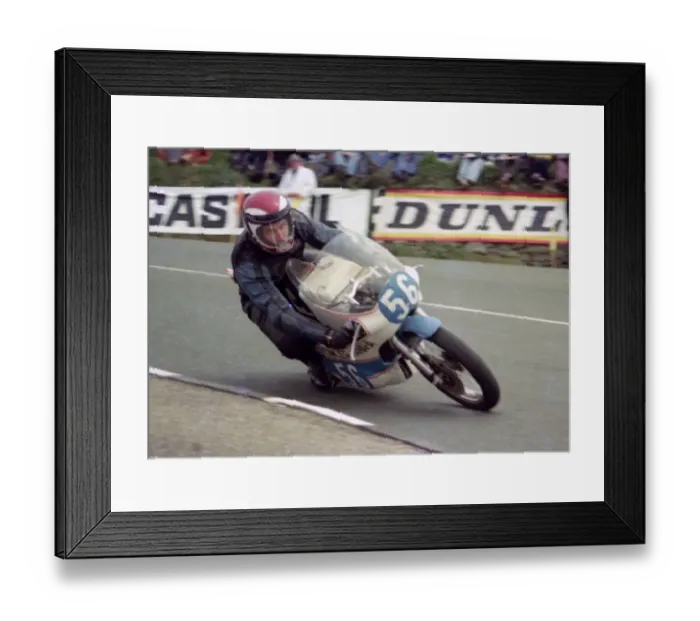 Framed Print : Sam McClements (Fowler Yamaha) 1976 Junior TT Framed Print : Sam McClements (Fowler Yamaha) 1976 Junior TT