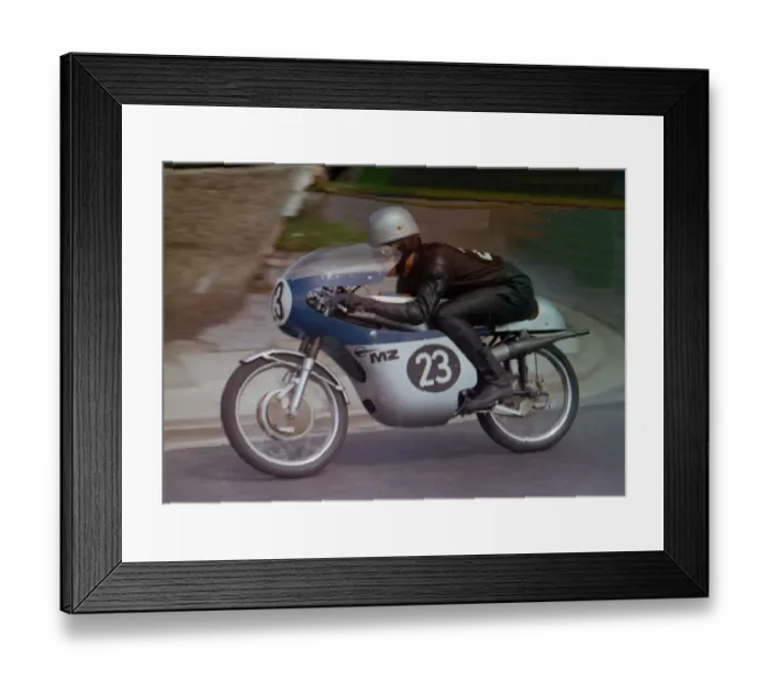 Framed Print : Klaus Enderlein (MZ) 1965 Ultra Lightweight TT Framed Print : Klaus Enderlein (MZ) 1965 Ultra Lightweight TT
