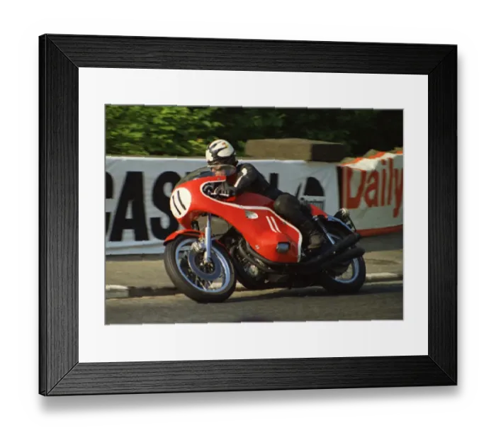 Framed Print : Tommy Robb (Honda) 1970 Production TT Framed Print : Tommy Robb (Honda) 1970 Production TT