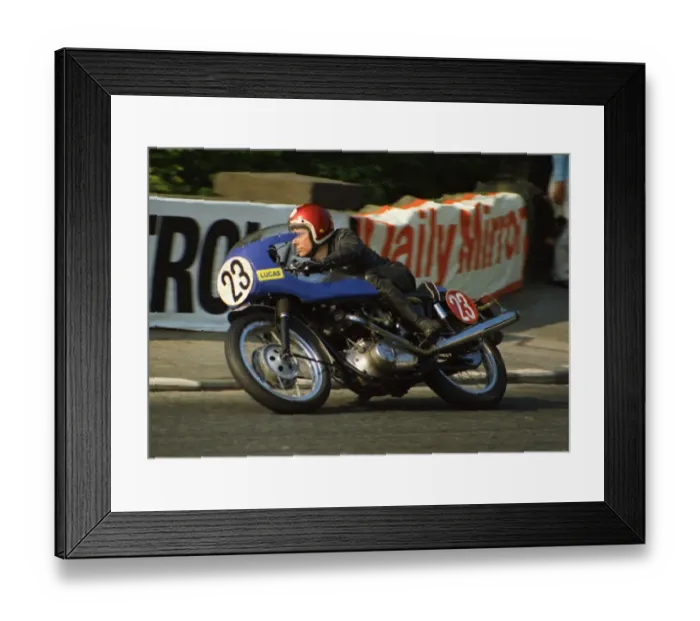 Framed Print : Darryl Pendlebury (Triumph) 1970 Production TT Framed Print : Darryl Pendlebury (Triumph) 1970 Production TT