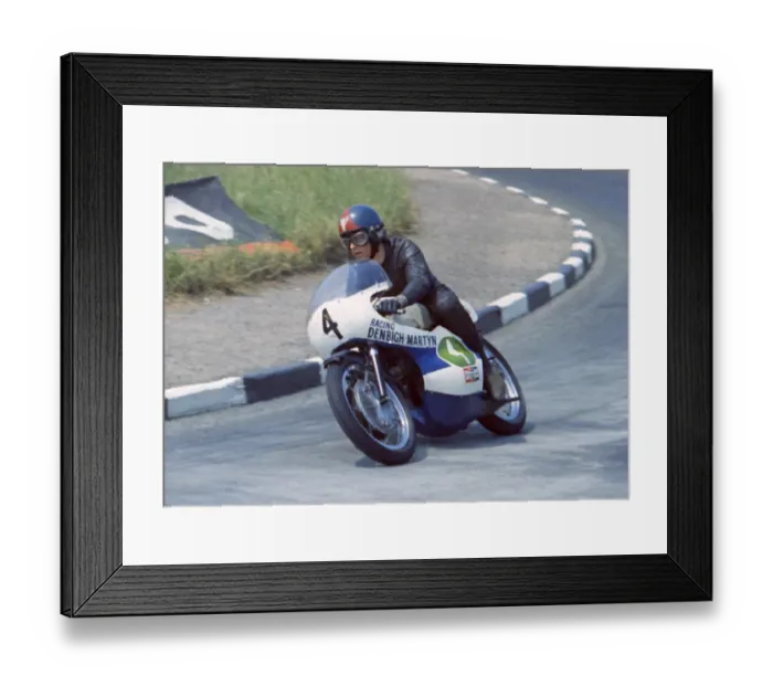 Framed Print : Chas Mortimer (Yamaha) 1970 Lightweight TT Framed Print : Chas Mortimer (Yamaha) 1970 Lightweight TT