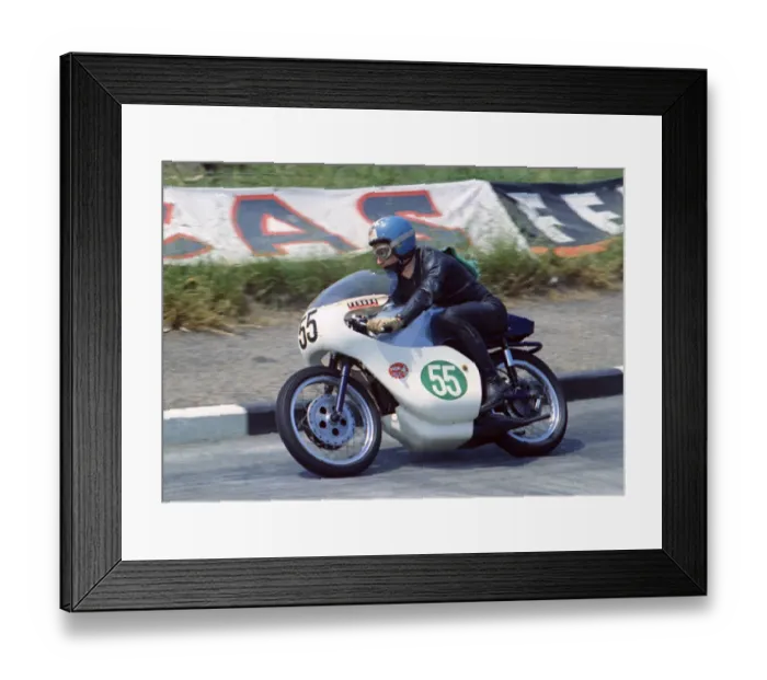 Framed Print : Norman Dunn (Yamaha) 1970 Lightweight TT Framed Print : Norman Dunn (Yamaha) 1970 Lightweight TT