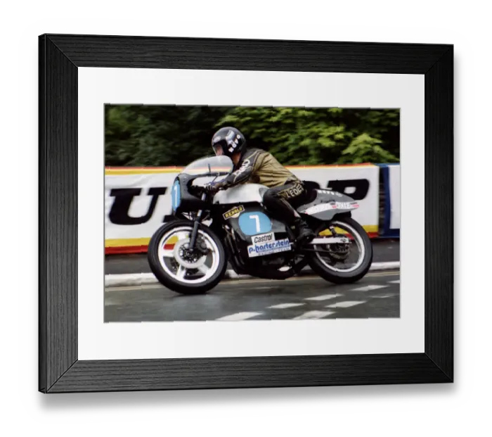 Framed Print : Hans Otto Butenuth (Honda) 1980 Formula Two TT Framed Print : Hans Otto Butenuth (Honda) 1980 Formula Two TT