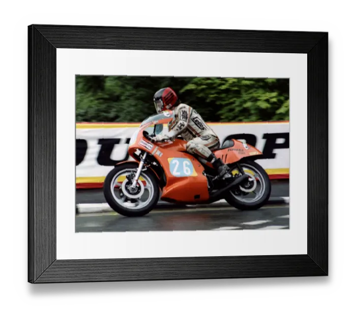 Framed Print : Lennart Backstrom (Laverda) 1980 Formula Two TT Framed Print : Lennart Backstrom (Laverda) 1980 Formula Two TT