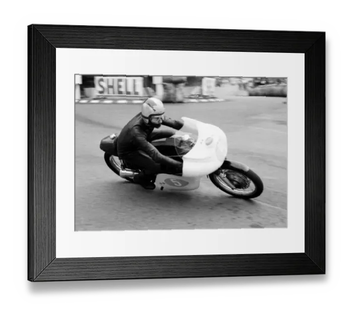 Framed Print : Michelle Duff (AJS) 1963 Junior TT Framed Print : Michelle Duff (AJS) 1963 Junior TT
