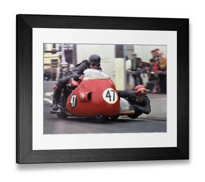 Framed Print : Roy Hanks & Fred Holden (BSA) 1966 Sidecar TT Framed Print : Roy Hanks & Fred Holden (BSA) 1966 Sidecar TT