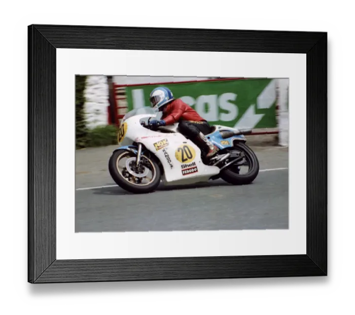 Framed Print : Stan Woods (Suzuki) 1981 Senior TT Framed Print : Stan Woods (Suzuki) 1981 Senior TT