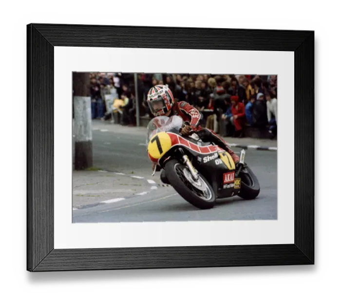 Framed Print : Bernard Murray (Yamaha) 1981 Senior TT Framed Print : Bernard Murray (Yamaha) 1981 Senior TT