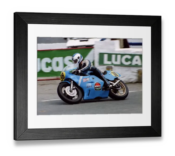 Framed Print : Ernst Gschwender (Yamaha) 1981 Senior TT Framed Print : Ernst Gschwender (Yamaha) 1981 Senior TT
