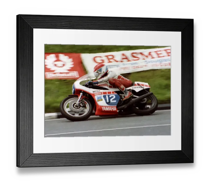 Framed Print : Charlie Williams (Yamaha) 1981 Formula 2 TT Framed Print : Charlie Williams (Yamaha) 1981 Formula 2 TT