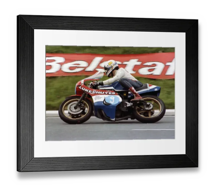 Framed Print : Phil Odlin (Honda) 1981 Formula 2 TT Framed Print : Phil Odlin (Honda) 1981 Formula 2 TT