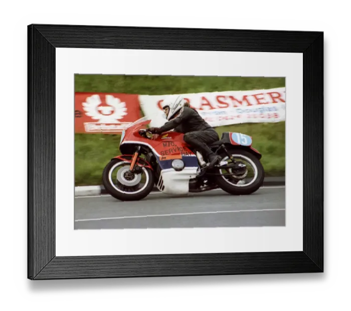 Framed Print : Stuart Noon (Honda) 1981 Formula 2 TT Framed Print : Stuart Noon (Honda) 1981 Formula 2 TT