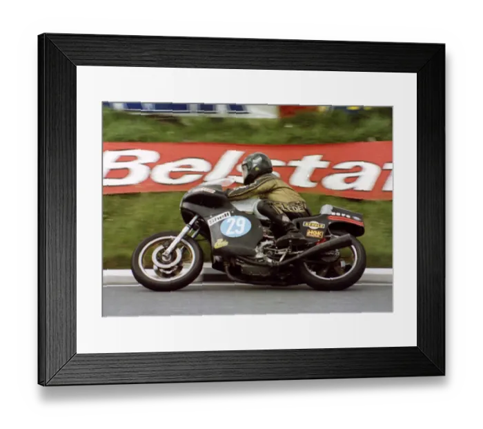 Framed Print : Hans Otto Butenuth (Ducati) 1981 Formula 2 TT Framed Print : Hans Otto Butenuth (Ducati) 1981 Formula 2 TT