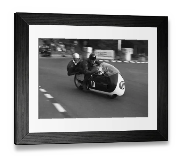 Framed Print : Derek Yorke & John Chisnall (Triton) 1966 Sidecar TT Framed Print : Derek Yorke & John Chisnall (Triton) 1966 Sidecar TT