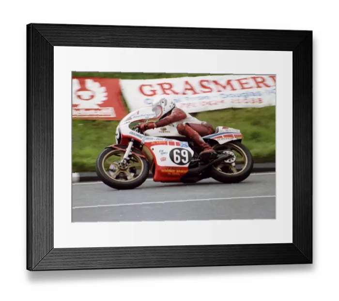 Framed Print : Dave Raybon (Yamaha) 1981 Formula 3 TT Framed Print : Dave Raybon (Yamaha) 1981 Formula 3 TT