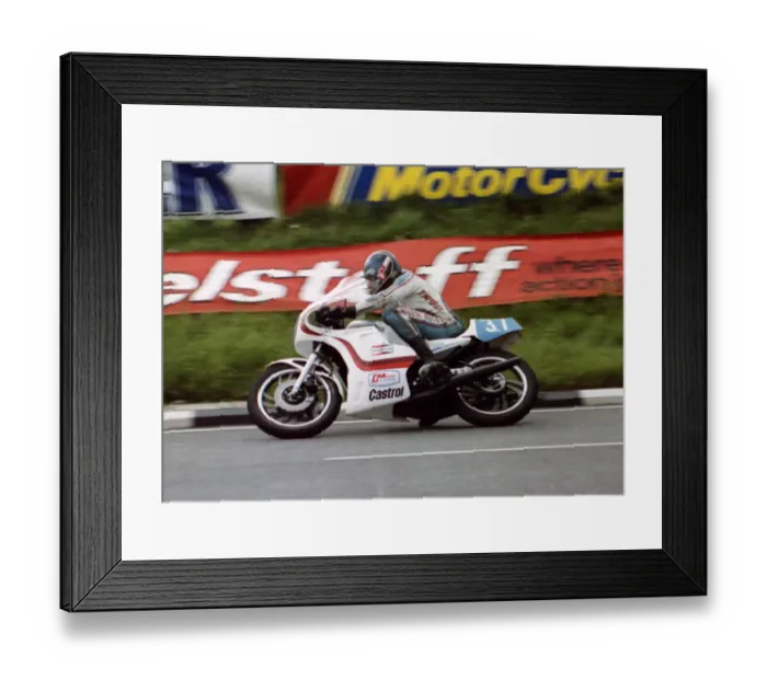 Framed Print : Max Nothinger (Yamaha) 1981 Formula 2 TT Framed Print : Max Nothinger (Yamaha) 1981 Formula 2 TT