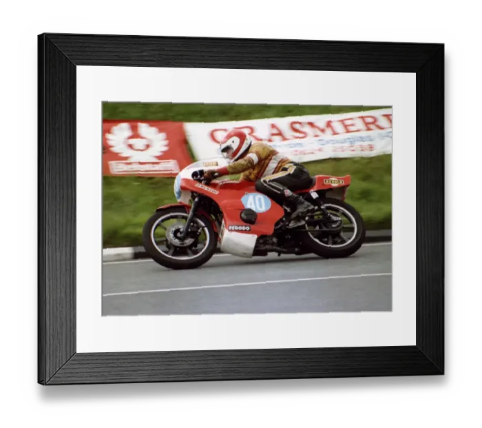 Framed Print : Davy Gordon (Kawasaki) 1981 Formula 2 TT Framed Print : Davy Gordon (Kawasaki) 1981 Formula 2 TT