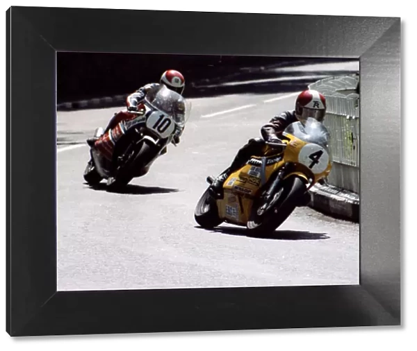 Tony Rutter (Yamaha) & Alan Jackson (Yoshimura Suzuki) 1981 Classic TT