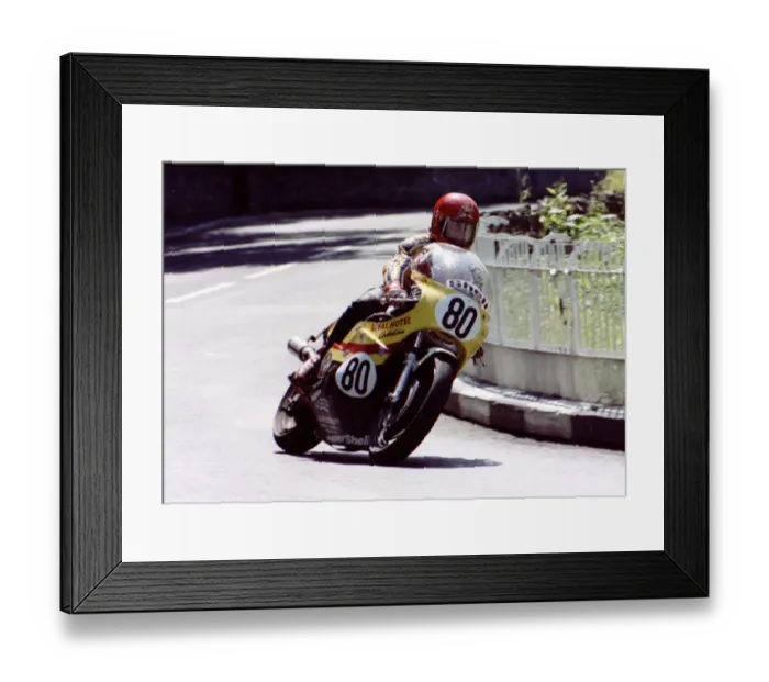 Framed Print : Danny Shimmin (Yoshi-Yamaha) 1981 Classic TT Framed Print : Danny Shimmin (Yoshi-Yamaha) 1981 Classic TT
