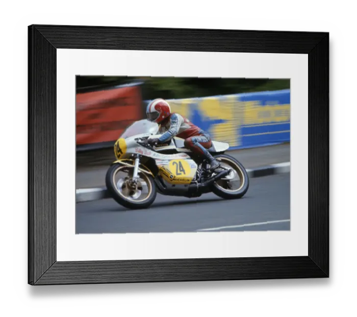 Framed Print : Jim Scott (Yamaha) 1978 Senior TT