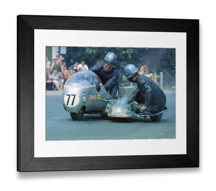 Framed Print : Keith Griffin & Malcolm Sharrocks (SG Triumph) 1970 500 Sidecar TT Framed Print : Keith Griffin & Malcolm Sharrocks (SG Triumph) 1970 500 Sidecar TT