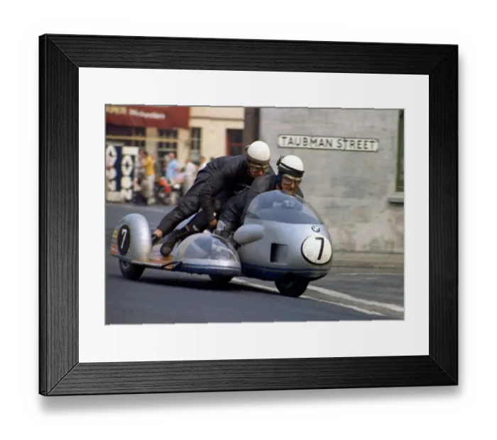 Framed Print : Siegfried Schauzu & Horst Schneider (BMW) 1970 500 Sidecar TT Framed Print : Siegfried Schauzu & Horst Schneider (BMW) 1970 500 Sidecar TT