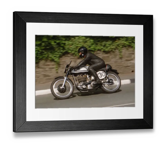 Framed Print : Brian Lunley (Norton) 1996 Parade Lap Framed Print : Brian Lunley (Norton) 1996 Parade Lap