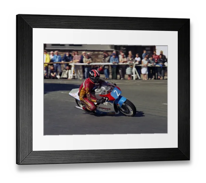 Framed Print : Craig Ryding (Kimoco) 1987 Junior Manx Grand Prix Framed Print : Craig Ryding (Kimoco) 1987 Junior Manx Grand Prix