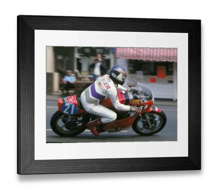Framed Print : Malcolm Wheeler (Brightman Laverda) 1982 Formula Two TT Framed Print : Malcolm Wheeler (Brightman Laverda) 1982 Formula Two TT