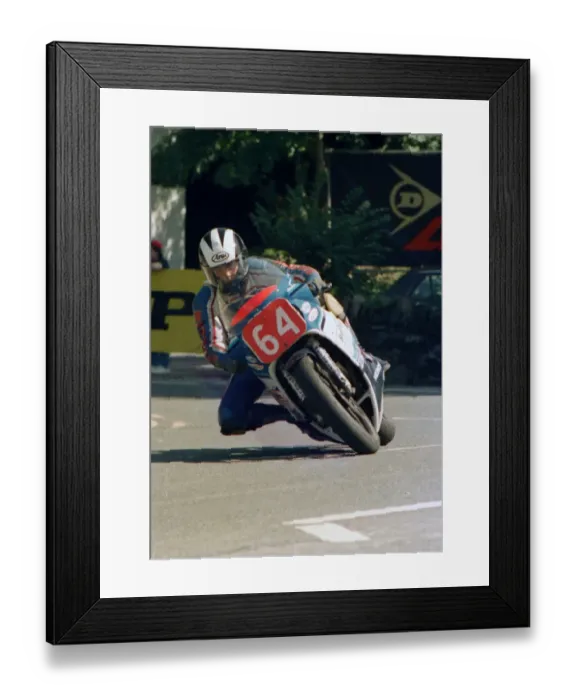 Framed Print : Graham Read (Suzuki) 1987 Newcomers Manx Grand Prix Framed Print : Graham Read (Suzuki) 1987 Newcomers Manx Grand Prix