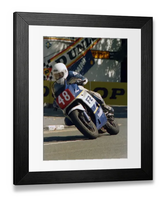 Framed Print : Karl Ellison (Yamaha) 1987 Newcomers Manx Grand Prix Framed Print : Karl Ellison (Yamaha) 1987 Newcomers Manx Grand Prix