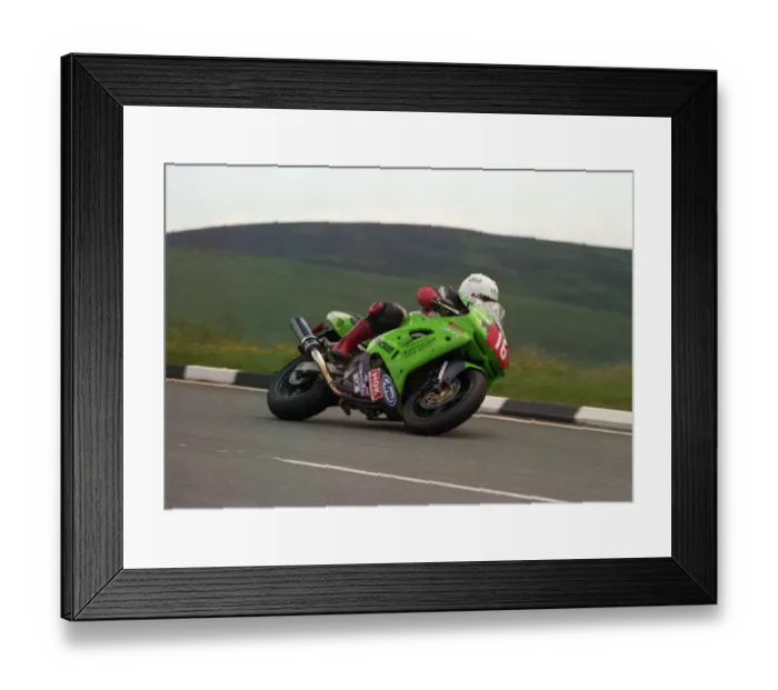 Framed Print : Nigel Davies (Kawasaki) 1998 Production TT Framed Print : Nigel Davies (Kawasaki) 1998 Production TT
