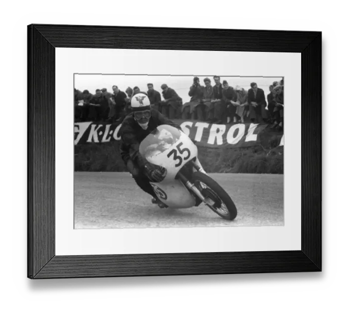 Framed Print : Ralph Rensen (Norton) 1958 Senior TT Framed Print : Ralph Rensen (Norton) 1958 Senior TT