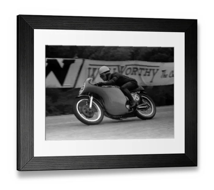 Framed Print : Mike O Rourke (Norton) 1958 Senior TT Framed Print : Mike O Rourke (Norton) 1958 Senior TT