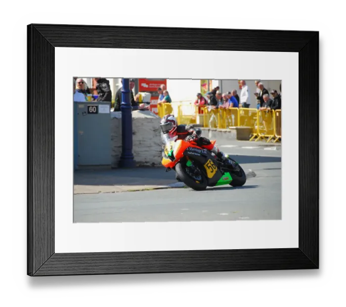 Framed Print : Jason Heritage (Yamaha) 2018 Senior Manx Grand Prix Framed Print : Jason Heritage (Yamaha) 2018 Senior Manx Grand Prix