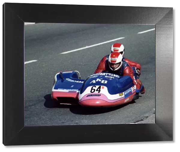 Karl Heinz Plaschke & Waldemar Jager (Busch) 1981 Sidecar TT