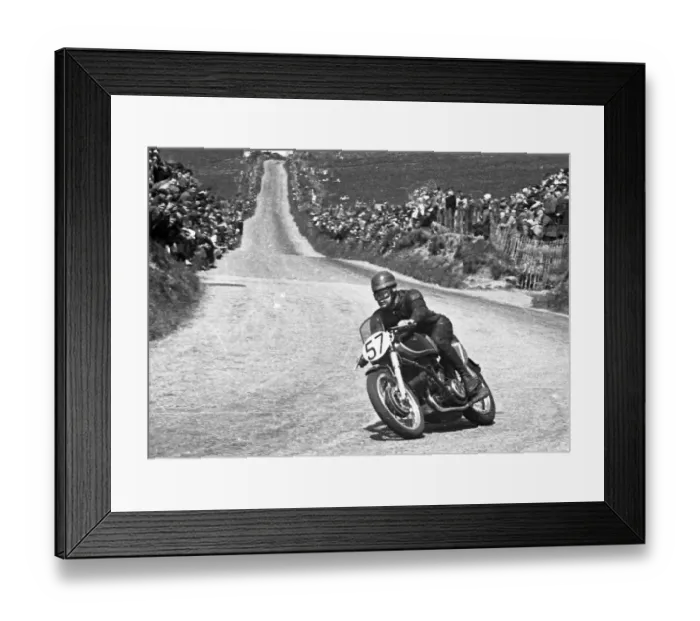 Framed Print : Rod Coleman (AJS) 1953 Senior TT Framed Print : Rod Coleman (AJS) 1953 Senior TT
