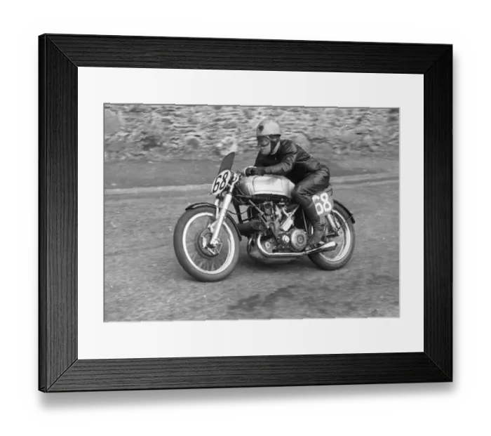 Framed Print : Rod Coleman (AJS) 1952 Junior TT Framed Print : Rod Coleman (AJS) 1952 Junior TT