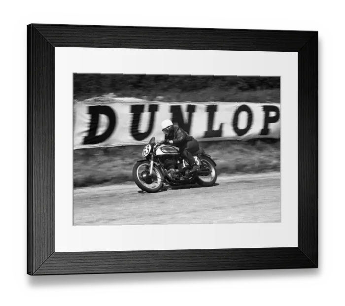 Framed Print : Ted Frend (Norton) 1953 Senior TT Framed Print : Ted Frend (Norton) 1953 Senior TT