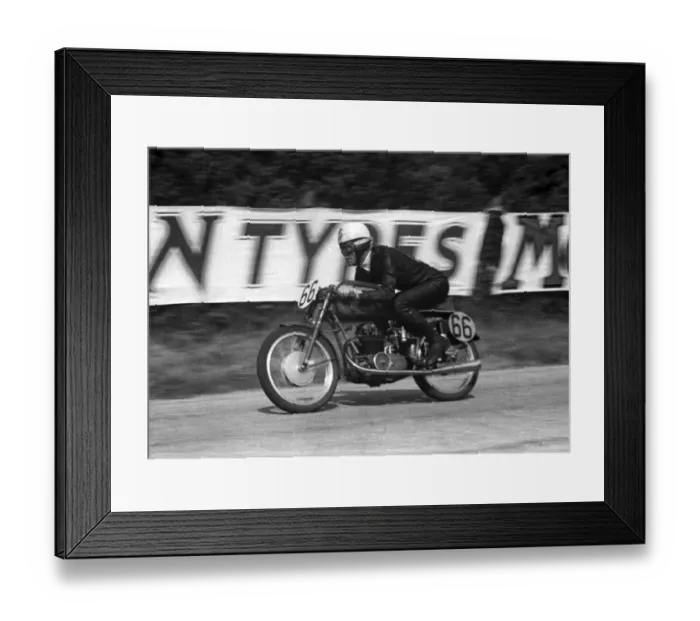 Framed Print : Bill Webster (MV) 1953 Ultra Lightweight TT Framed Print : Bill Webster (MV) 1953 Ultra Lightweight TT