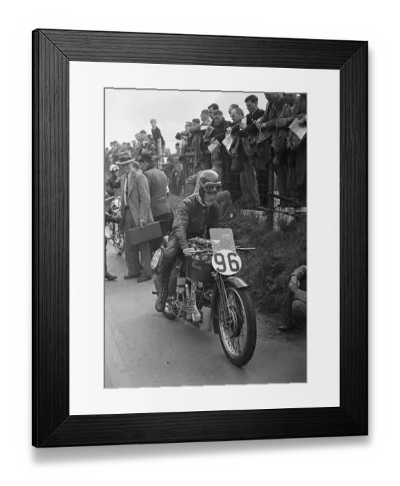 Framed Print : Dario Ambrosini (Benelli) 1950 Lightweight TT Framed Print : Dario Ambrosini (Benelli) 1950 Lightweight TT