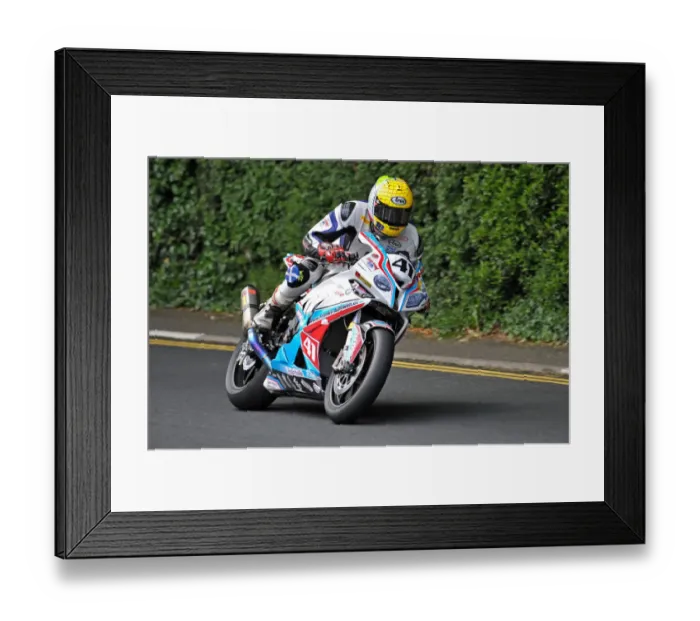 Framed Print : Jimmy Storrer (BMW) 2014 Senior TT Framed Print : Jimmy Storrer (BMW) 2014 Senior TT