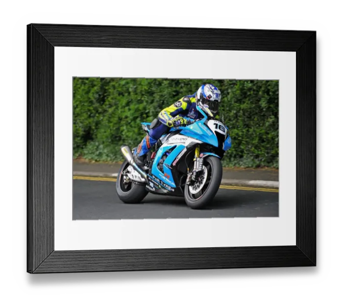 Framed Print : David Johnson (Kawasaki) 2014 Senior TT Framed Print : David Johnson (Kawasaki) 2014 Senior TT