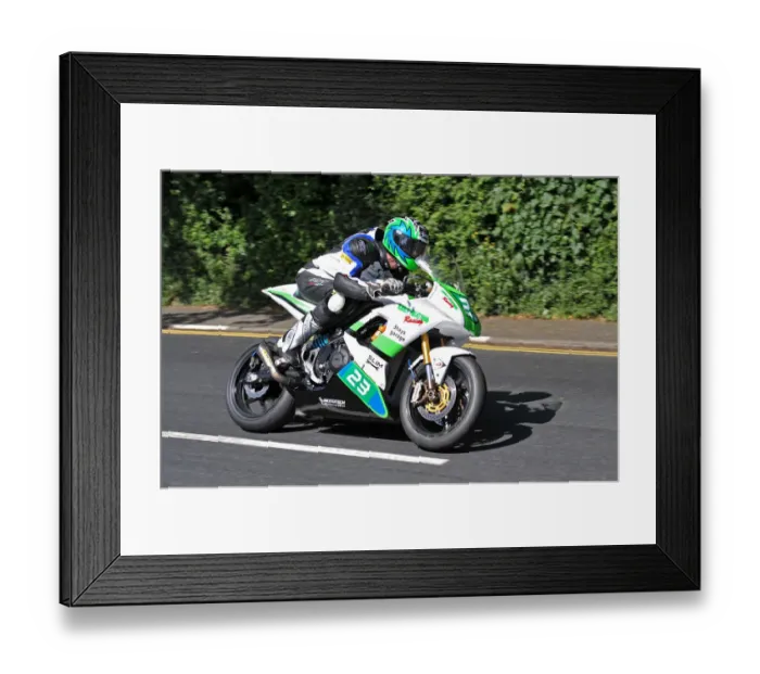 Framed Print : Michael Sweeney (Kawasaki) 2014 Lightweight TT Framed Print : Michael Sweeney (Kawasaki) 2014 Lightweight TT