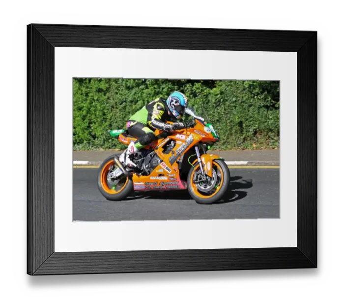 Framed Print : Adam Child (Kawasaki) 2014 Lightweight TT Framed Print : Adam Child (Kawasaki) 2014 Lightweight TT